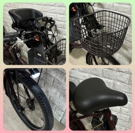 ✨美品✨室内保管✨ヤマハ パスバビー 電動自転車 大容量8.7Ah 子供乗せ  ?新基準?g14