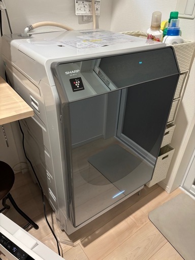 ドラム式電気洗濯乾燥機　（乾燥時エラーあり）