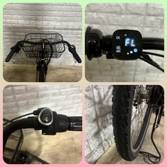 ☆ブリヂストン 電動自転車 ステップクルーズ新基準 大容量8.1Ah☆完成車配送☆送料無料☆美品☆室内保管☆g19の画像