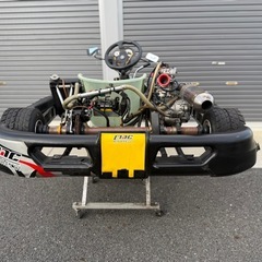 レーシングカート　ミッションカート　MAC MANARELLI wr250 エンジン　ボアアップ　エンジン始動参考動画あり　アルファノ付き　車体の画像