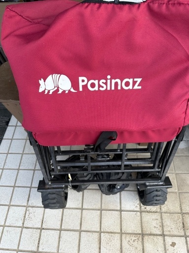 パシナズPasınaz 赤 キャリーワゴン　キャリーカート