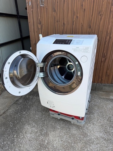 【美品】TOSHIBA 東芝 ZABOON TW-95GM1L ドラム式洗濯乾燥機 9kg/5kg 2022年製 洗濯機