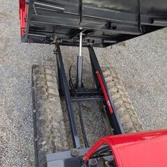 鹿児島発　築水キャニコム　油圧ダンプ式　ガソリンエンジンクローラー運搬車BFC501の画像