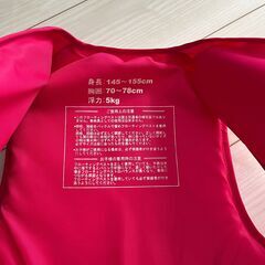 ライフジャケット　子供用の画像