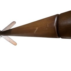 木製ポールハンガー／コートハンガー ブラウンの画像