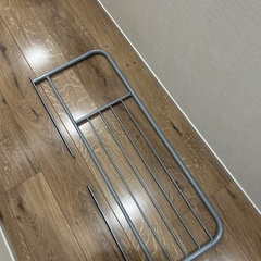 【価格交渉歓迎】ベッドサイドガード（横90×高34）収納に便利な折りたたみ式の画像