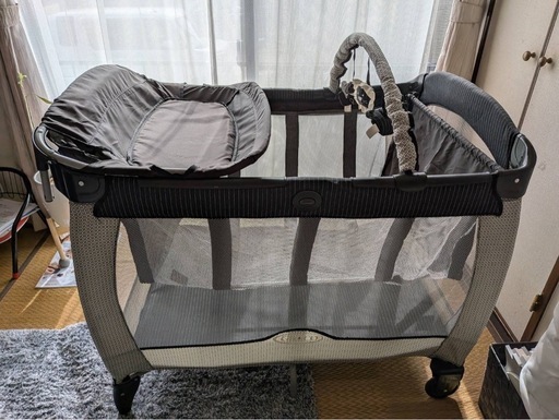 値下 ベビーベッド 多機能 グレコ Greco 3歳まで使用可能 自宅保管してました！