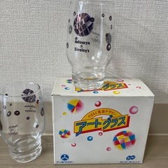 昭和レトロ非売品　グラス　三ツ矢　バヤリースの画像