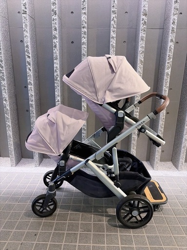 双子　年子　ベビーカー　UPPAbaby VISTA V2 アッパベビー ベビーカー フルセット コット未使用 2人乗り 3人乗り対応