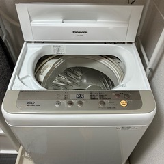 Panasonic 
洗濯機の画像