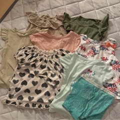 子供用品 夏服 女の子 110~120サイズ服 まとめ売りの画像