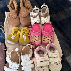 子供用品 春服 女の子 80サイズ服＆靴類 まとめ売りの画像