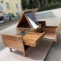 化粧　収納　ドレッサーの画像