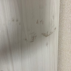 キッチンレンジ台(収納棚)白 コンセント付きの画像