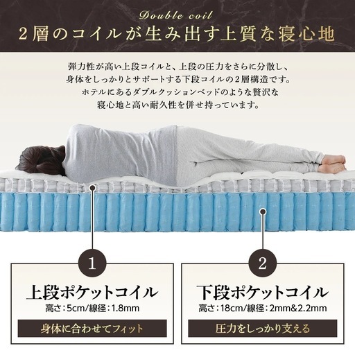 RASIKの新品セミダブルベット