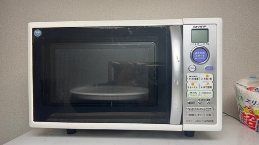 電子レンジ【決まりました】SHARP RE-BI19-WB (ジョゼ) 佐賀のキッチン 