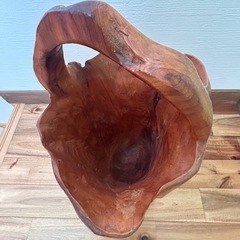 一本の木から生まれた命の器の画像