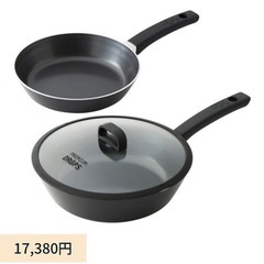 premiumdropsフライパン22、28cmセットの画像