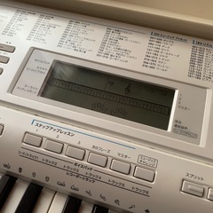 光ナビゲーションつき電子ピアノの画像