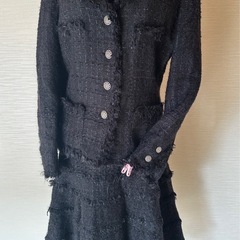 Rene（ルネ） ツイードセットアップ ブラック 38の画像