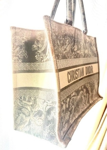【人気ディオール】Dior Book Tote バッグ ミディアム グレー