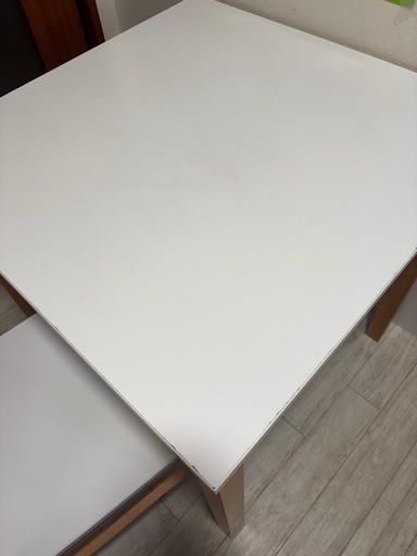 ニトリ ダイニングテーブル＋椅子セット（70×70×70）※3/20〜23引取限定