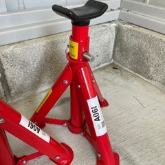 2tジャッキスタンド　4基セット　傷防止ゴムラバー付きの画像