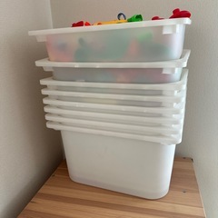 IKEA トロファスト おもちゃ収納 の画像