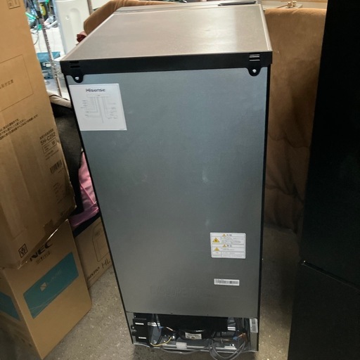石2603-0082 ハイセンス　2024年製冷凍冷蔵庫135L 動作確認済み　中古美品　HR-G13C-BR 石2603-0082 ハイセンス 2024年製冷凍冷蔵庫135L 動作確認済み 中古美品