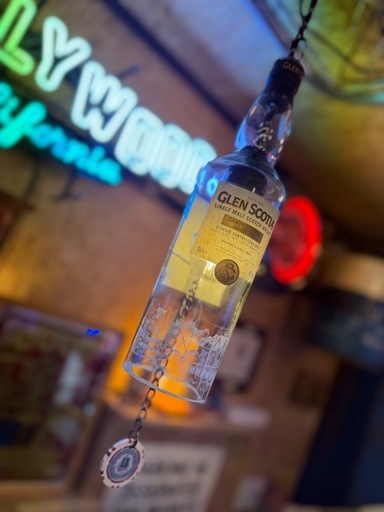 【SIN GARAGE】おしゃれボトルライト GLEN SCOTIA ボトルライト ペンダントライト 間接照明 ハンドメイド インテリア SIN GARAGE】おしゃれボトルライト GLEN SCOTIA ボトルライト