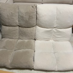 座椅子　リクライニング　ブラウンの画像