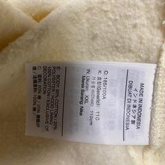 NIKE ナイキ　パーカー　裏起毛　クリーム?の画像