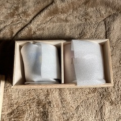 つがい江戸切子（化粧箱入り）の画像