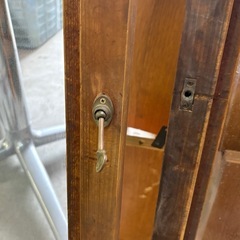 (A)建具　窓　ガラス　大きめ　2枚セット　約123cm×約97cm　古民家　古民家再生　ジャンクの画像