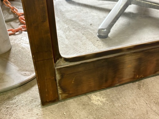 (A)建具　窓　ガラス　大きめ　2枚セット　約123cm×約97cm　古民家　古民家再生　ジャンク
