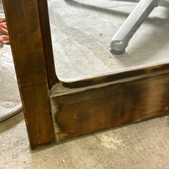 (A)建具　窓　ガラス　大きめ　2枚セット　約123cm×約97cm　古民家　古民家再生　ジャンクの画像