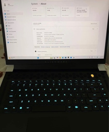 ゲーミングノート Dell Alienware X15 R2