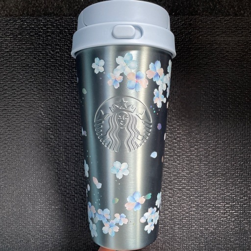 スタバ　SAKURA2026ステンレスTOGO　ボトルエアリーブルー