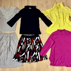 婦人服　レディース服　M-Lサイズ　19点まとめ売り　トップス　パンツ　スカートの画像