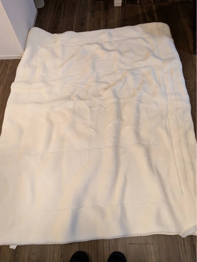 TOKYO BED ワイドダブルベッド　マットレス　　　ムートン調敷きパッド