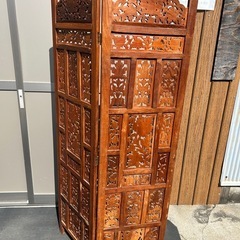 1273😸　衝立 パーテーション 木製 アンティークの画像