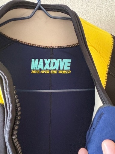 ダイビング用ウェットスーツ上下セット MAXDIVE 170〜175cm前後 使用少なめ