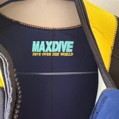 ダイビング用ウェットスーツ上下セット MAXDIVE 170〜175cm前後 使用少なめの画像