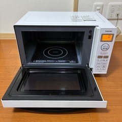 【ジャンク品】TOSHIBA 東芝 電子レンジ ER-SS17A 取扱説明書有りの画像