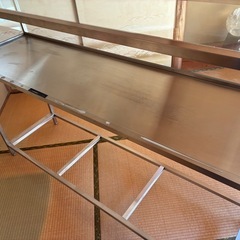 値下げ中【引渡し限定】　ガラス　ショーケース　棚の画像