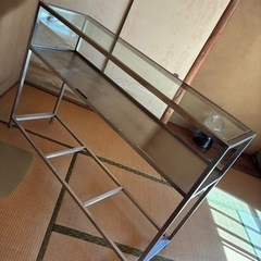 値下げ中【引渡し限定】　ガラス　ショーケース　棚の画像