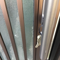 玄関スライド戸ランマ付格子戸　⭐︎102296の画像