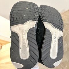 MIZUNO スエード スニーカー 24 ブラックの画像