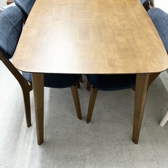 【ドリーム池田店】○ジモティ割7%○ダイニングテーブル　5点セット【46216】の画像