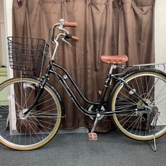 No.44軽快車 26インチ オートライト 6段変速の画像